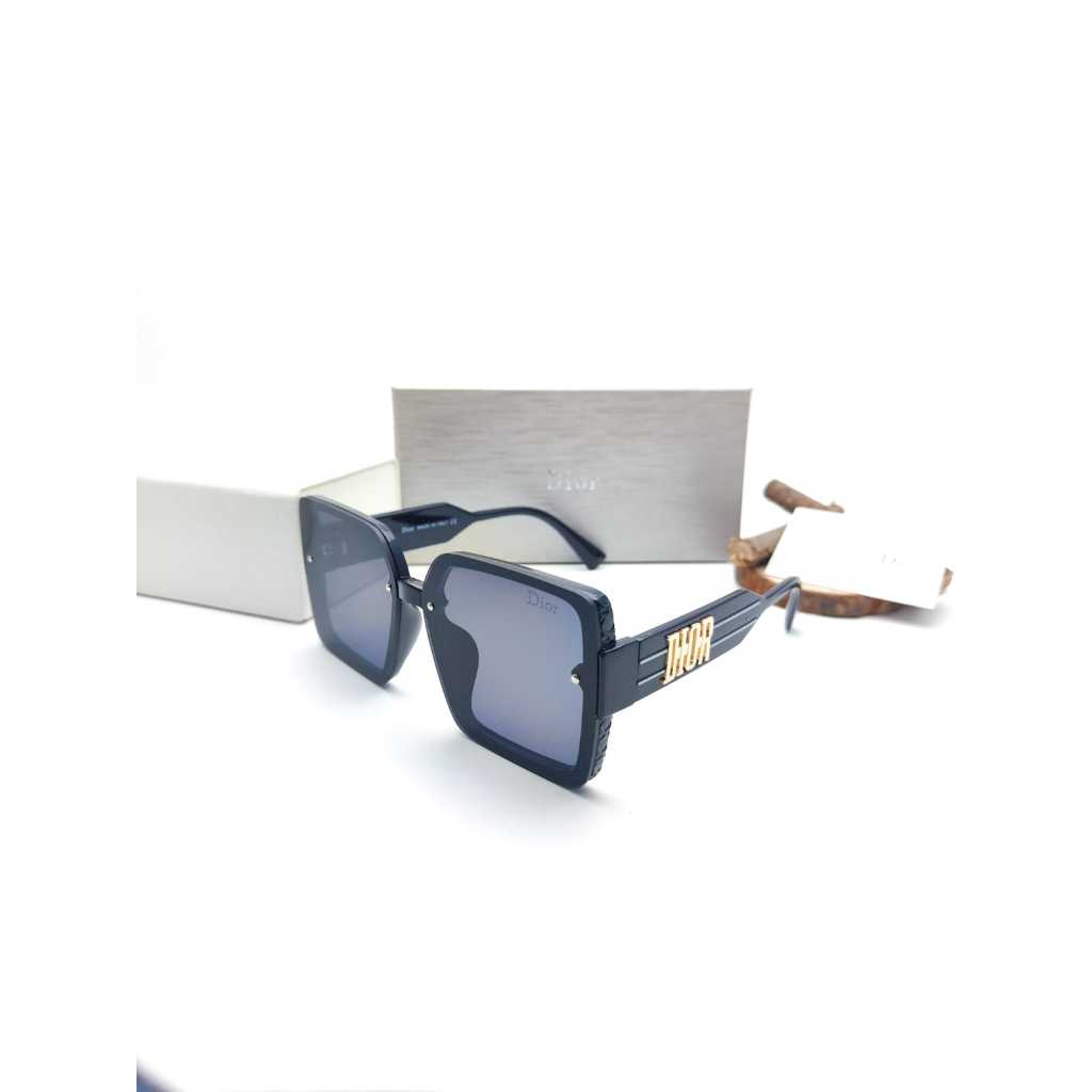 Kacamata Wanita / Kacamata Fashion Hitam Dior 23138 Gratis Cairan and Laps