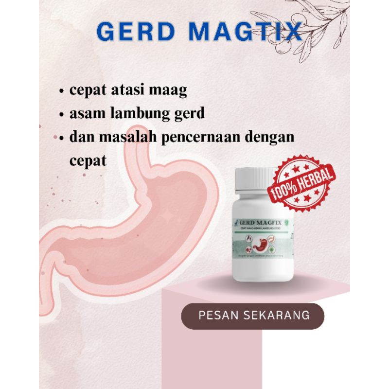 GERD MAGFIX |  Obat Maag dan Asam Lambung Akut Obat Sakit Perut Mual Obat Infeksi Saluran Pencernaan