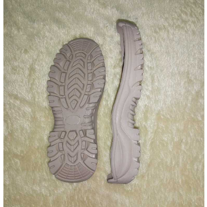 Outsole / sol sepatu safety pdl boots King chetah gunung treking tni tentara variasi Cream