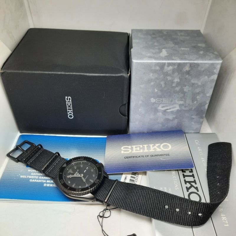 Seiko Sports SRPD79K1 Blackout SRPD79 Cal. 4R36