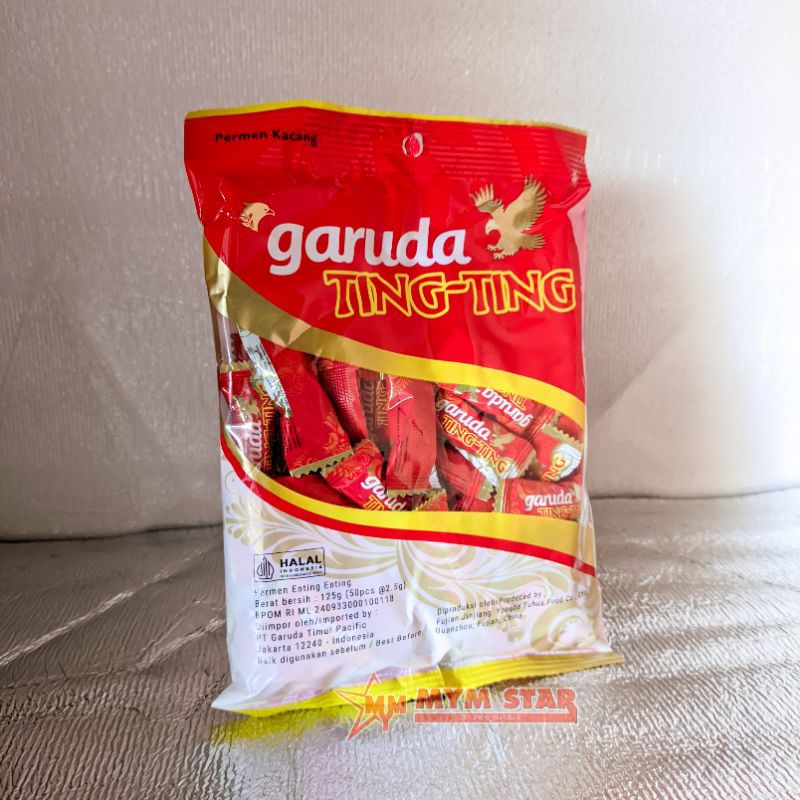 

Garuda Ting Ting Permen Kacang Enting Enting isi 50 125g