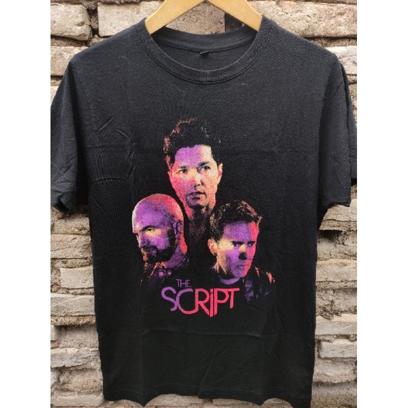 Kaos The Script Tour Europe tahun 2020 Official Merchandise