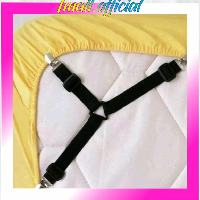 Harga lebay  TMALL  R512 Penjepit Sprei 1 Set Isi 4 PCS Anti Geser Jepitan Sprei Pengait Sprei Penje