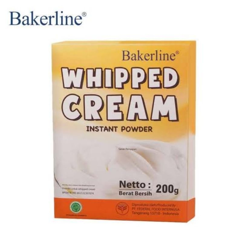 

Elmer Whipped Cream / Baker Line Whipped Cream 200 gram