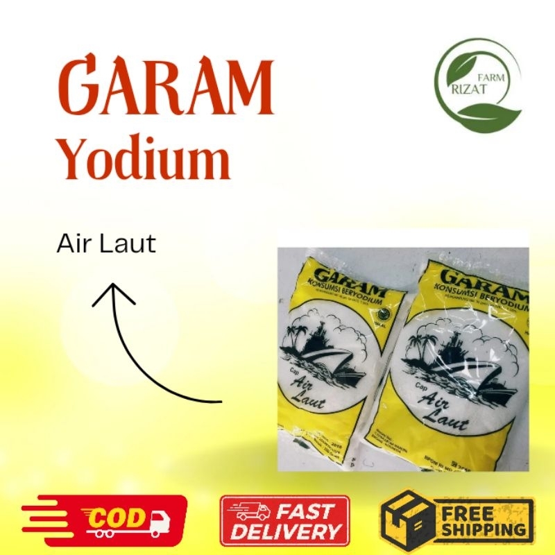

[Dikirim Instant] Garam Beryodium Cap Air Laut