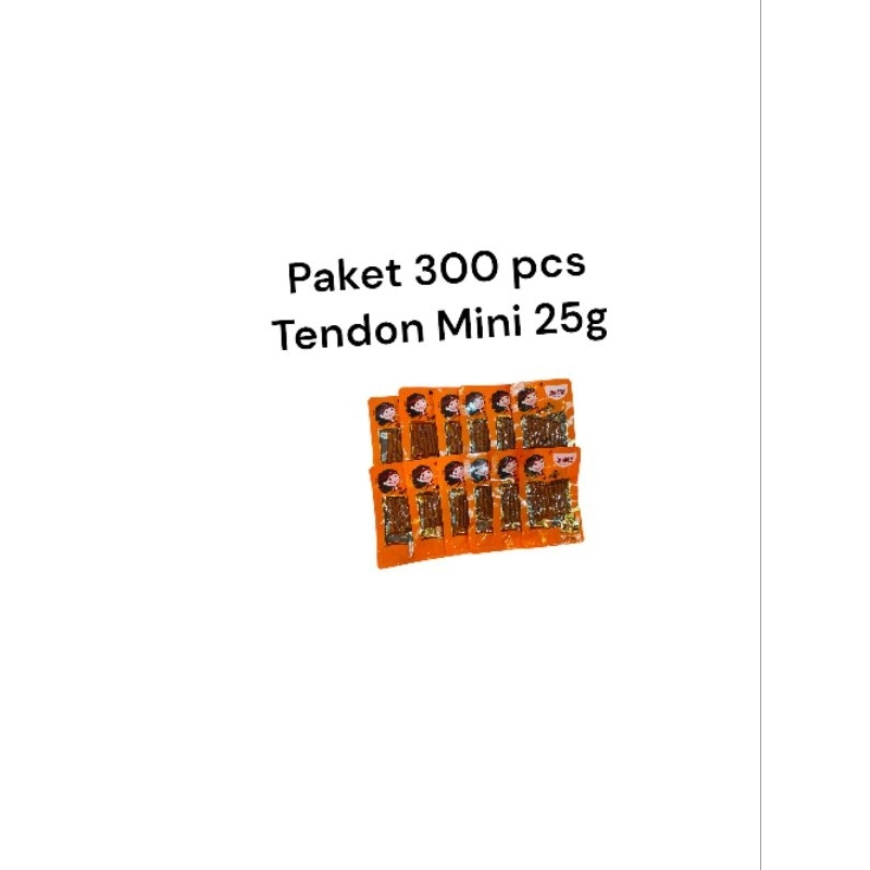 

{Halal 300 pcs Snack Latio Mini Tendon 25 g Camilan Viral Vegetarian