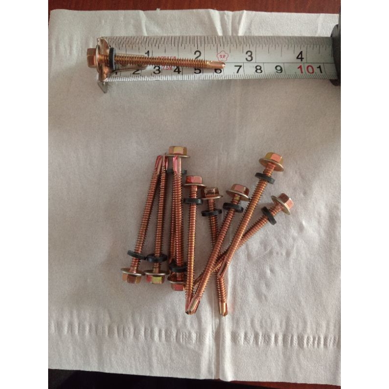 Baut Roofing 6cm 12x60 , Skrup Rofing 6cm