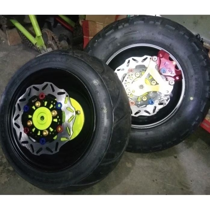 Roda Paketan Tromol Goped Ruckus Scooter PNP Mio,fino,Scoopy,All Beat, Vario Old custom full set vel