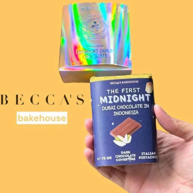 

[READYSTOCK] BECCAs Dubai viral Dark chocolate pistachio | coklat dubai