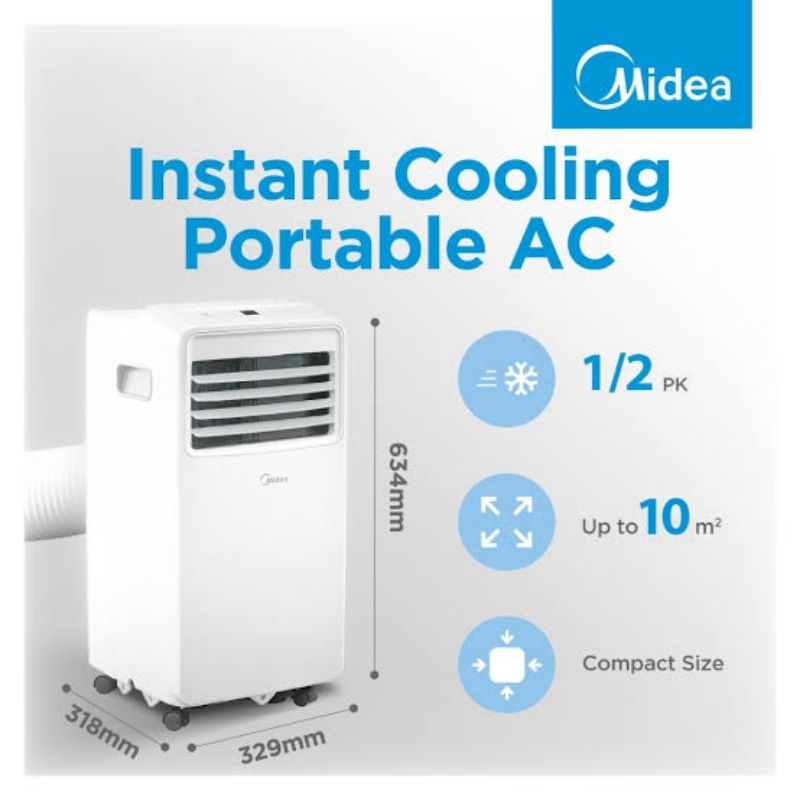 midea ac portable second