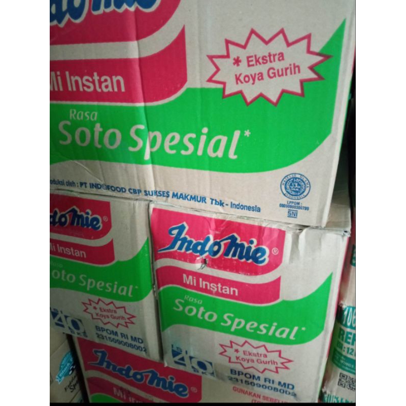 

Indomie soto spesial karton