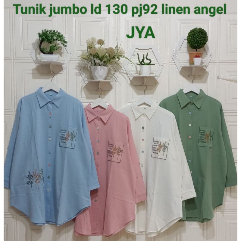 Tunik JUMBO Katun Linen Fashion//Tunik JUMBO murah