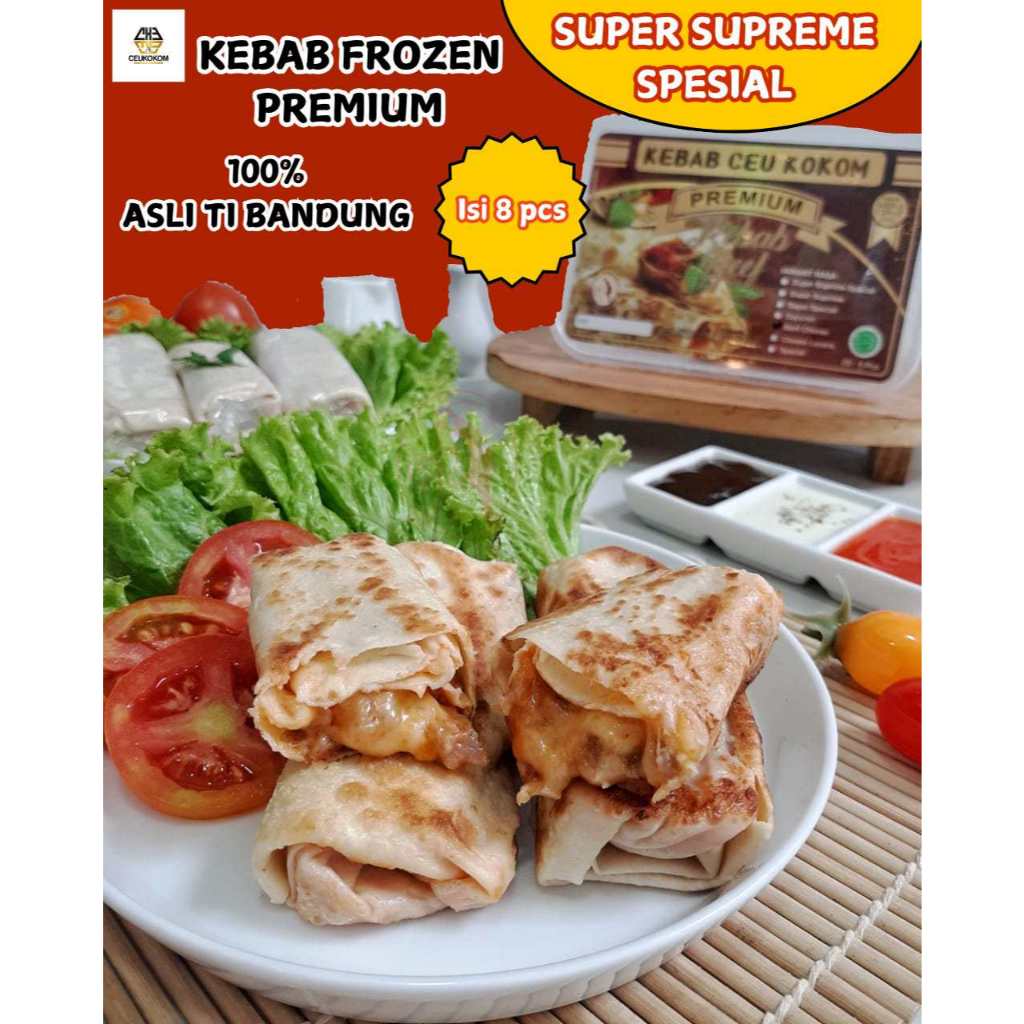 

KEBAB FROZEN PREMIUM SUPER SUPREME SPESIAL CEU KOKOM