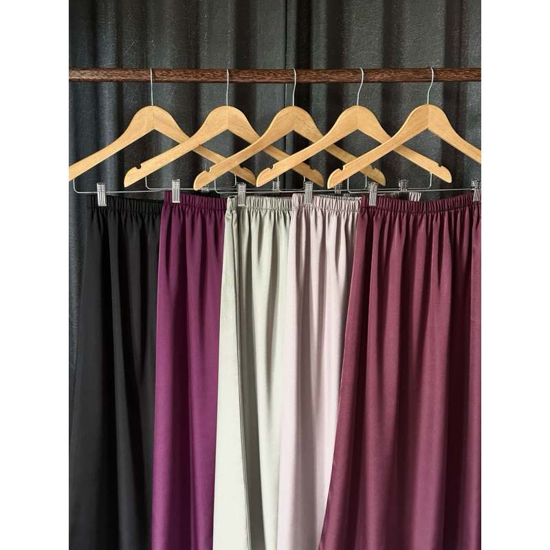 Felodhie Style Silky Skirt Rok Satin Panjang