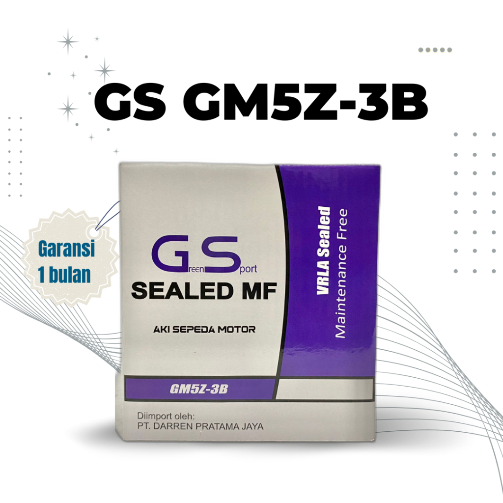 aki motor Mio Lama GS GM5Z MF ACCU KERING