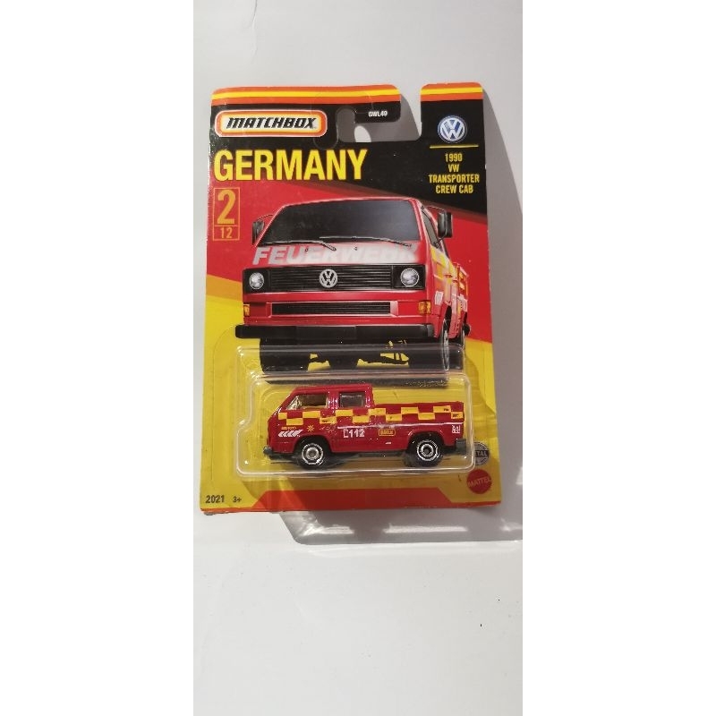 Matchbox VW Transporter merah