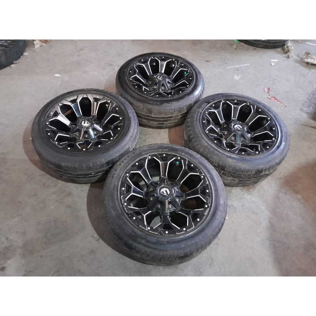 VELG SECOND MODEL OFFROAD FUEL R17X8,5 BAUT 5X114 ET10 + BAN 225 55 R17