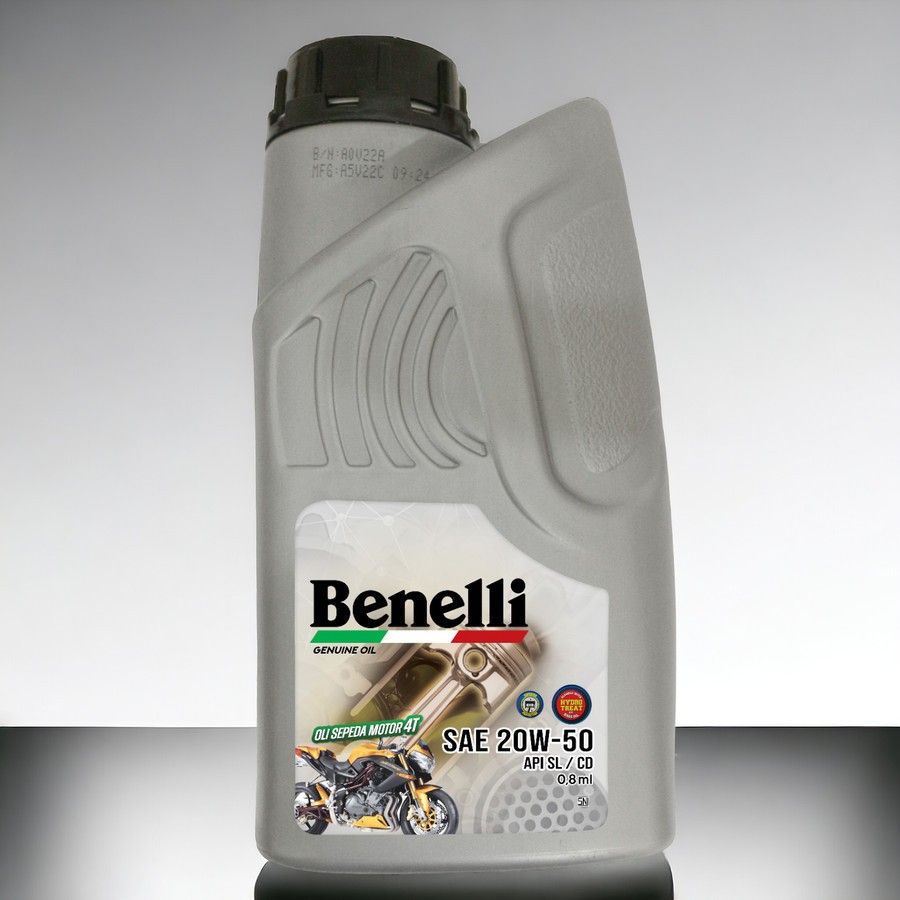 Oli Benelli Genuine Oil Sport 4T 20W-50 API SL - 0,8 Liter | 1 Liter | 1.2 Liter