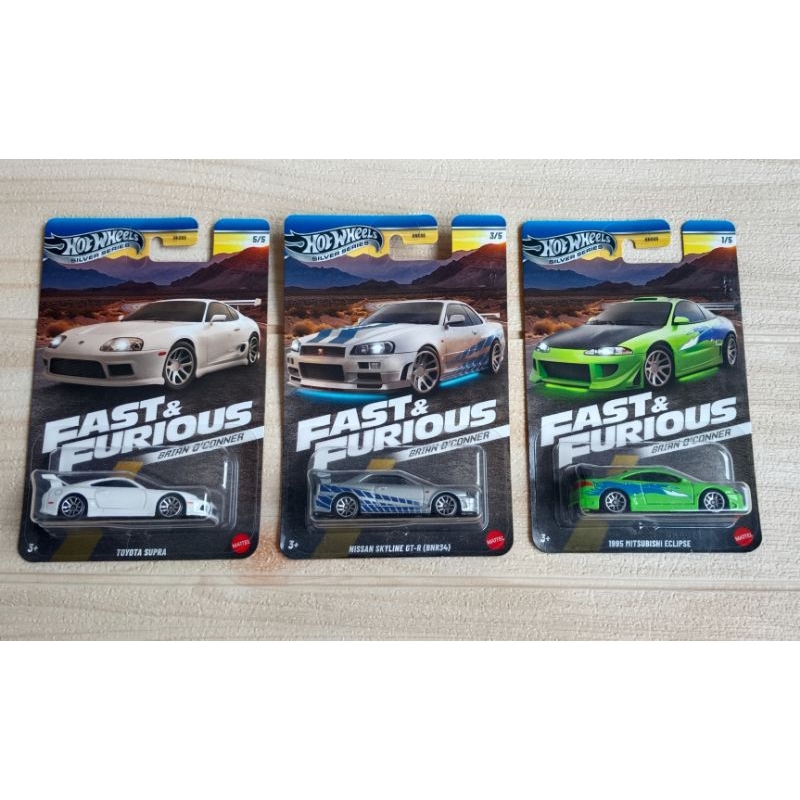 Hot Wheels Fast & Furious Brian O'Conner 2024 2025( Silver Series)