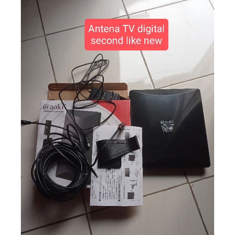 Aoki antne tv digital indoor dan outdoor second like new original seri AT 3000