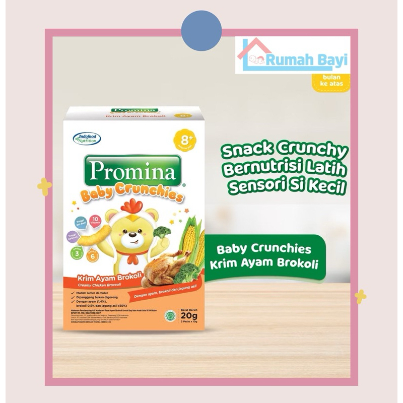 

Promina Baby Crunch Chicken Brokoli 20g