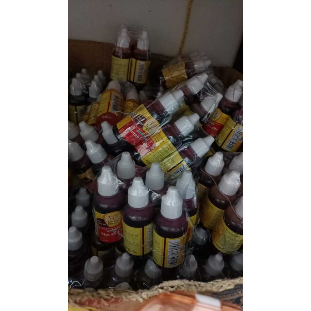 

(1pak=6pcs) Pewarna Koepoe 30ml / Pewarna makanan