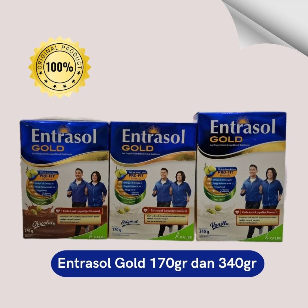 

Entrasol Gold Untuk usia 51 tahun ke atas mencegah Osteoporosis