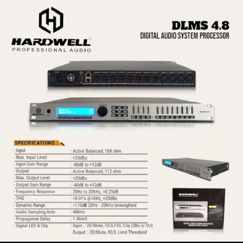 Speaker management Hardwell audio DLMS 4.8 original