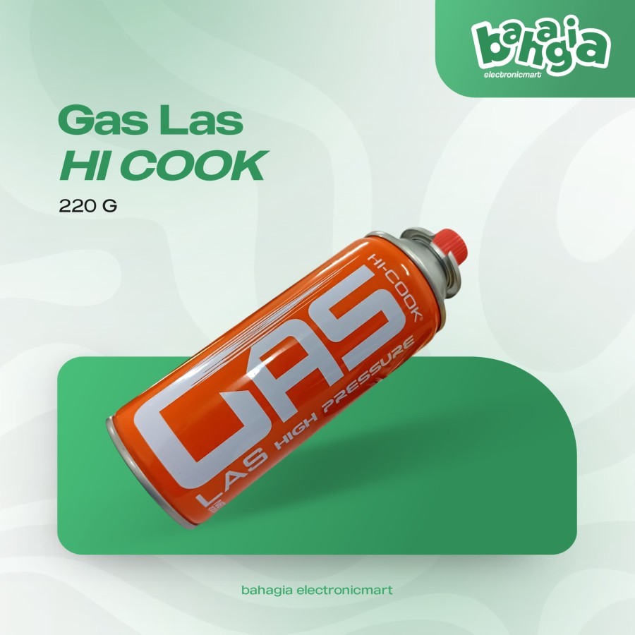 Tabung Gas Las Portable / Tabung Gas Las HI COOK 220 gram