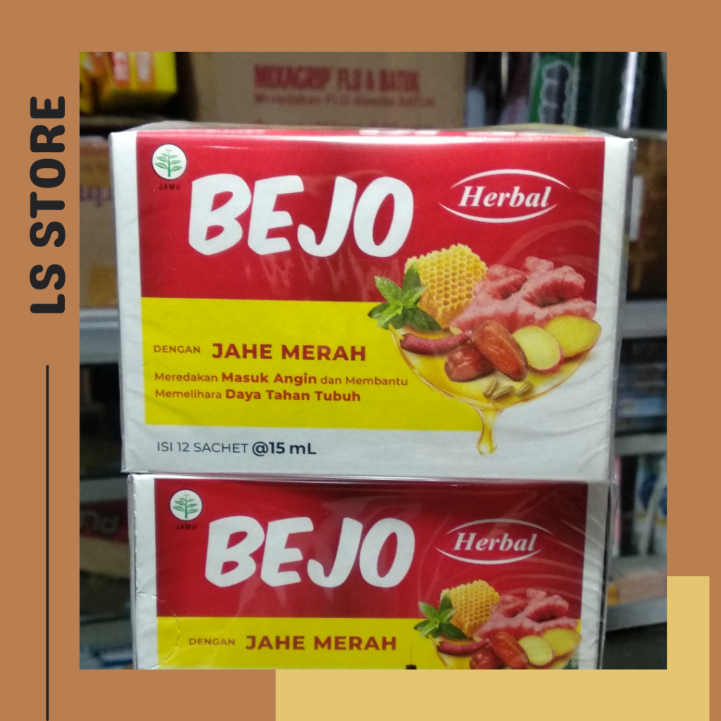 

Bejo Herbal Jahe Merah 1 BOX Sachet @15 mL