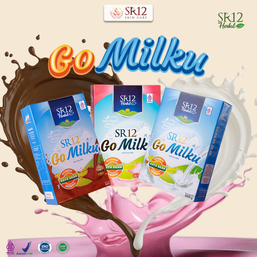 

Susu Kambing Etawa Bubuk ISI KEMASAN SACHET - 1KG - Gomilku SR12 ALL VARIANT