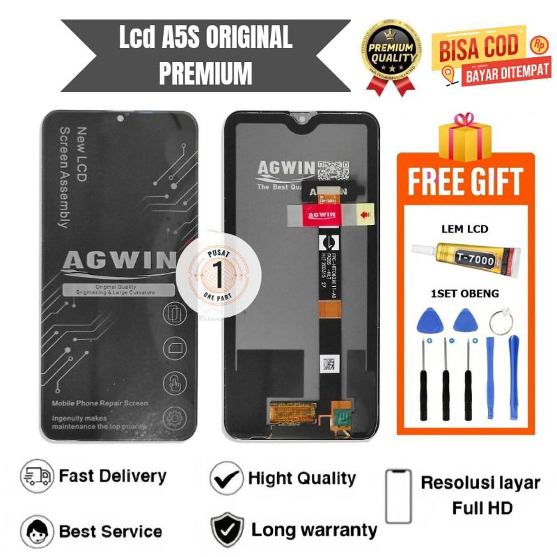 (AGWIN) LCD OPPO A5S ORIGINAL FULL SET/LCD+TOUCHSCREEN