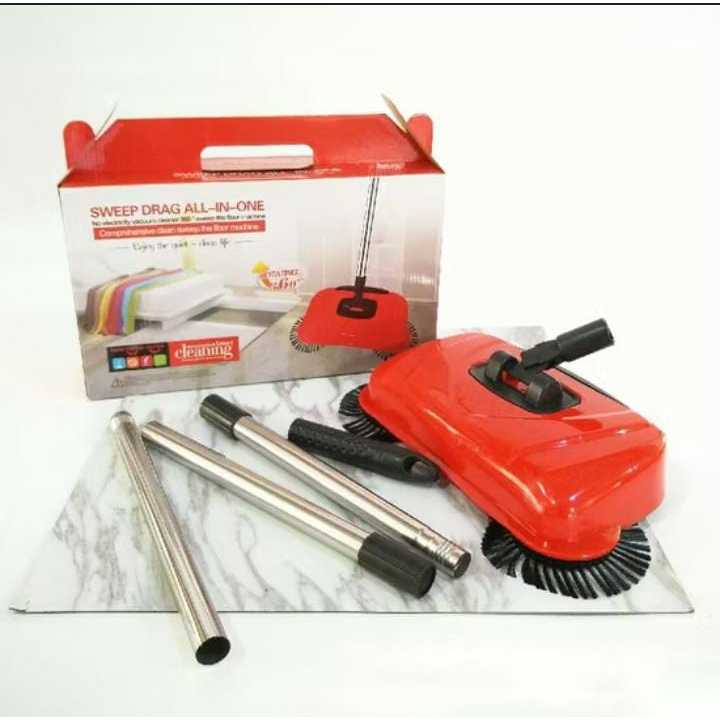 Sweep Drag All In One Alat Pel Pembersih Lantai Otomatis dan Multifungsi Tanpa Listrik
