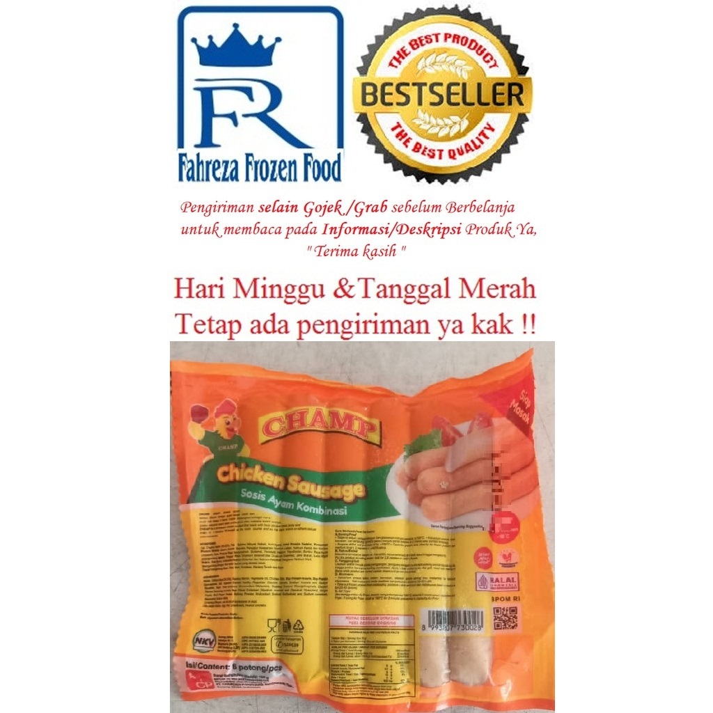 

Champ Sosis Ayam 150 Gram Harga Hemat