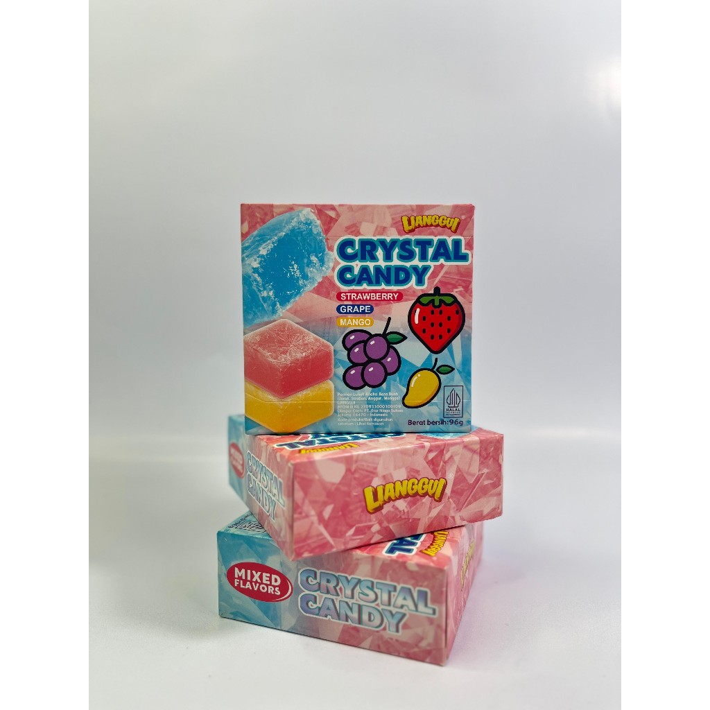 

Cristal Candy 96g | Permen Lunak Rasa Buah | Mixed Flavors | Permen Viral