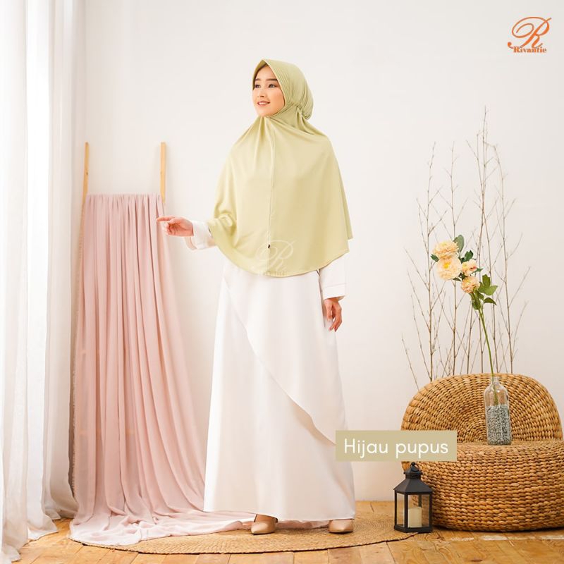Rivantie Hijab Nada Bergo Rivantie /hijab instan/hijab serut