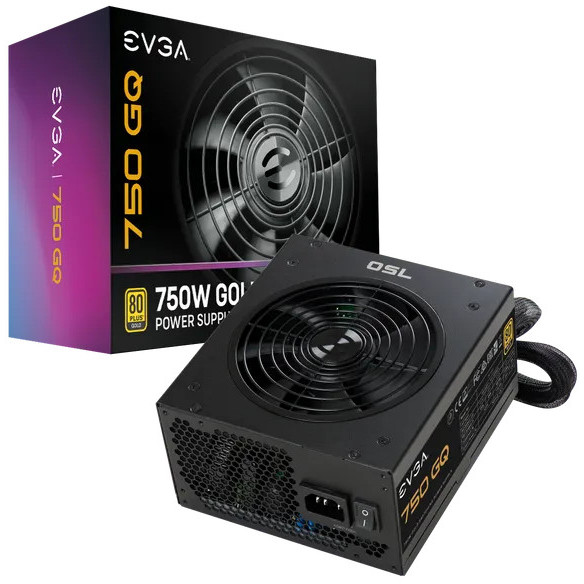 PSU EVGA 750GQ 80+ GOLD SEMI MODULAR-Power Supply Evga 750W