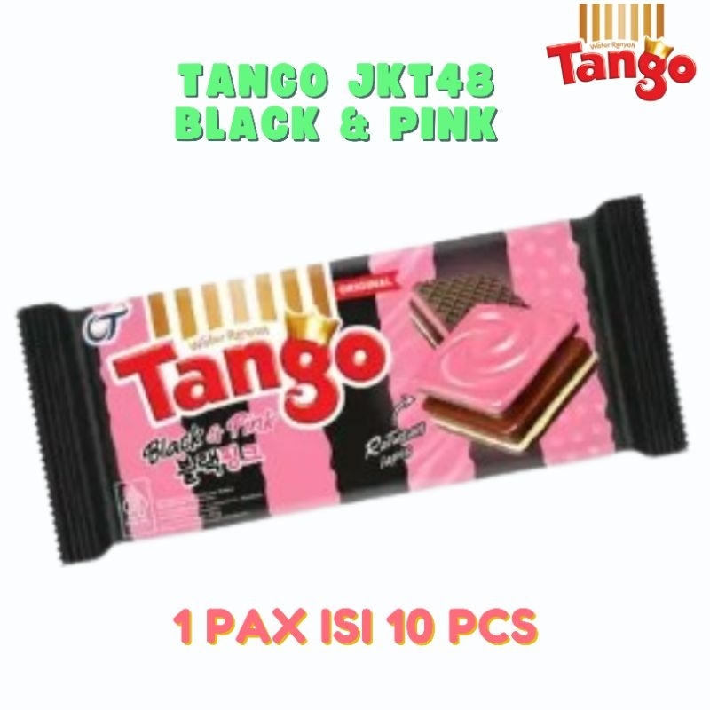 

Tango Wafer JKT48 Black & Pink Limited Edition 1 pak isi 10