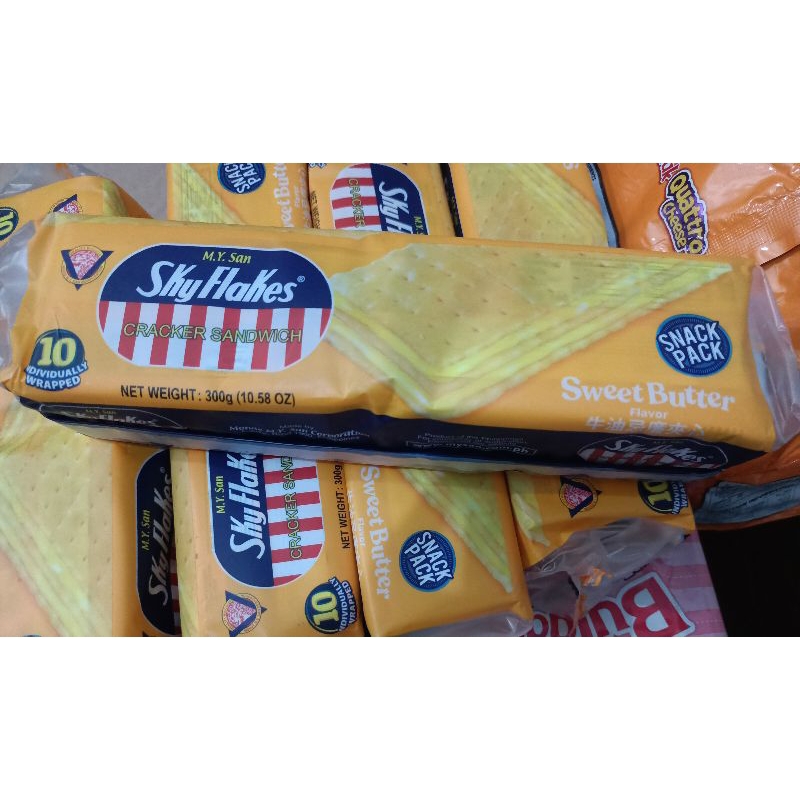 

SkyFlakes Cracker Sandwich Sweet Butter 300gr (isi 10pcs)