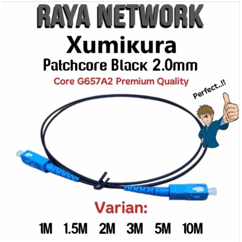 XUMIKURA Patchcore Black 2mm