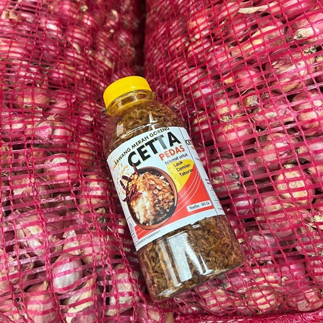 

Bawang Goreng Pedas Cetta kemasan 60 gram
