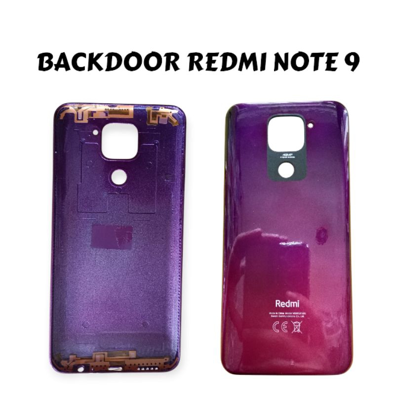 BACKDOOR / CASING REDMI NOTE 9
