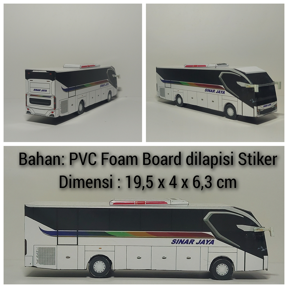 Miniatur Bus Sinar Jaya Skylander
