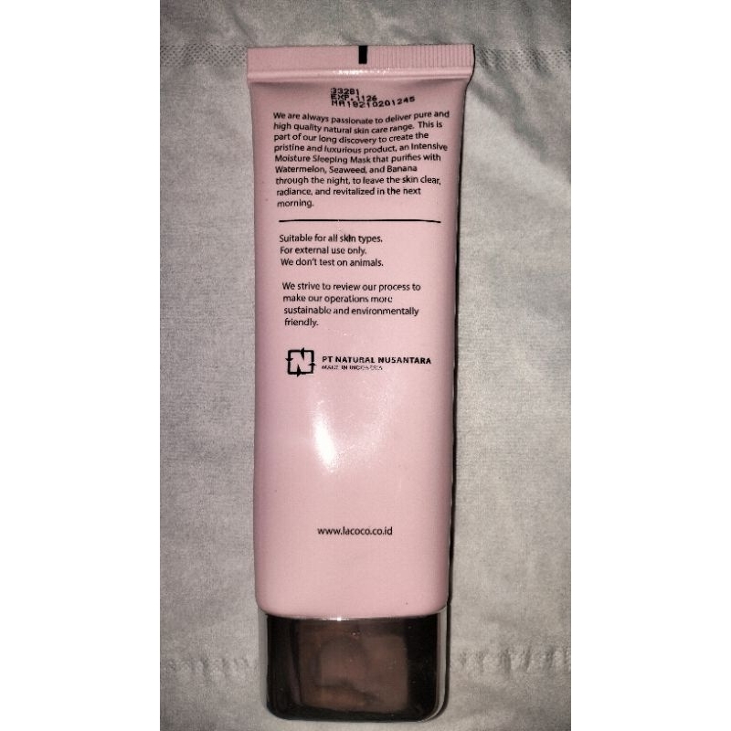 PRELOVED LACOCO EN NATURE 2% WATERMELON GLOW MASK