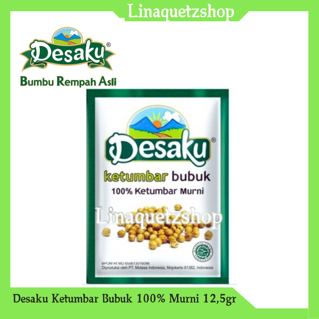 

DESAKU Ketumbar Bubuk 100% Ketumbar Murni 12,5gr (1 Pcs)