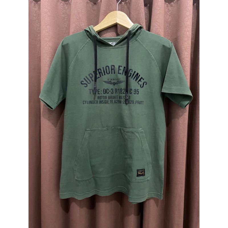 kaos pria Hoodie preloved original matahari merk EMBA