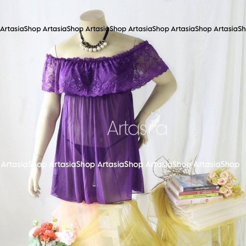 Lingerie Jumbo Seksi XXL-3XL-4XL-5XL-6XL  Baju Tidur Sexy Wanita Lingerie Plus Size Premium  970