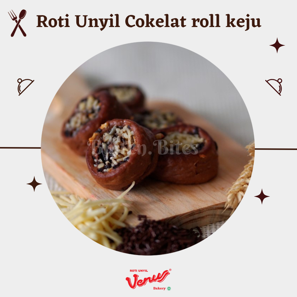 

BuitenBites / Roti unyil cokelat isi cokelat keju best seller