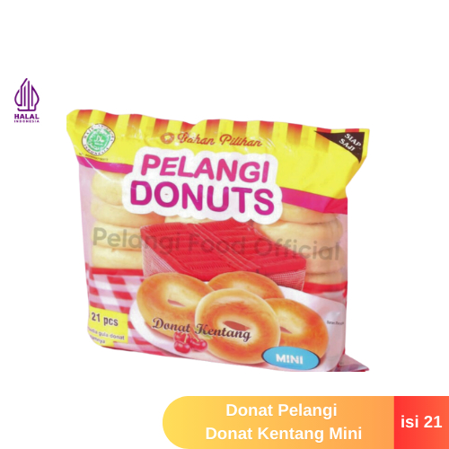 

Pelangi Donat Kentang Mini isi 21