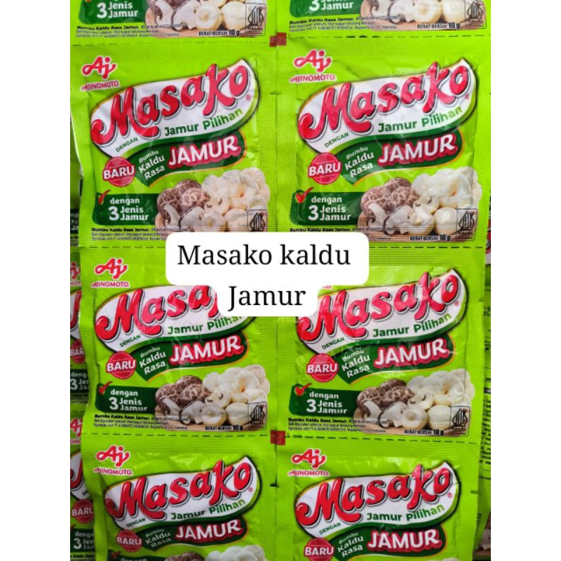 

masako kaldu jamur per renteng isi 12